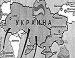 Карта Украины по-львовски: включает области России, Румынии, Словакии, Белоруссии
