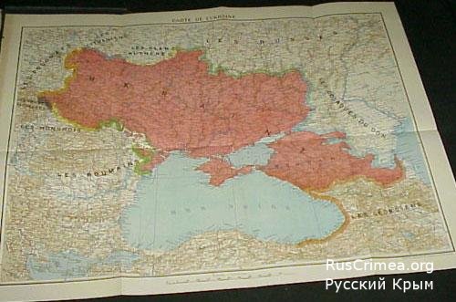 Карта Украины по-львовски: включает области России, Румынии, Словакии, Белоруссии