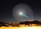 Жители Норвегии стали свидетелями спиралевидного НЛО. (ФОТО)